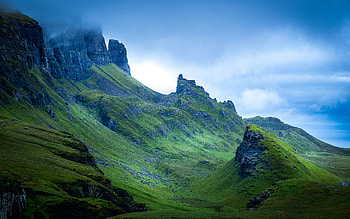 Mountain Landscape, landscape, nature, green, mountain HD wallpaper