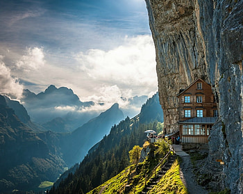 Aescher Hotel - Appenzellerland - Switzerland, Switzerland, Appenzellerland, Aescher Hotel, Europe HD wallpaper