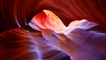 Antelope Canyon MacOS Stock HD wallpaper