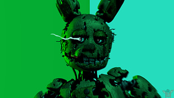 Springtrap (Five Nights at Freddy's), video game, Five Nights at Freddy's 3, Five Nights at Freddy's HD wallpaper