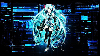 Hatsune Miku by Eiswolfi on DeviantArt | | Pinterest | Hatsune miku, and backgrounds HD wallpaper