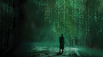 Matrix Code Deluge, The Matrix HD wallpaper
