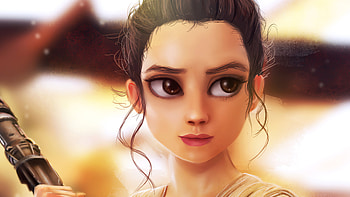 Rey Star Wars Art , rey, star-wars, artwork, digital-art, artist, artstation HD wallpaper