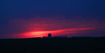 The Watchtower skyscraper at sunset, high-rise, tower, sunset, tula HD wallpaper