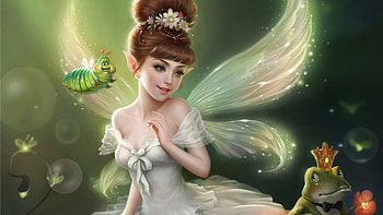 Frog Prince, Faeries (Fairies) HD wallpaper