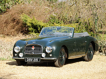 Auto, Grass, Aston Martin, Cars, Front View, Style, Retro, Shrubs, 1952 HD wallpaper