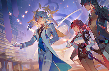 Honkai: Star Rail — Blade, Kafka & Sunday | Celestial Odyssey, Honkai: Star Rail, Blade (Honkai: Star Rail), Kafka (Honkai: Star Rail) HD wallpaper
