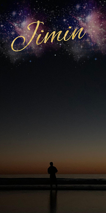 BTS - Jimin, LA California, Night Sky HD phone wallpaper