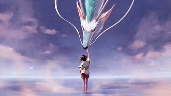 Chihiro, atmosphere, cloud HD wallpaper