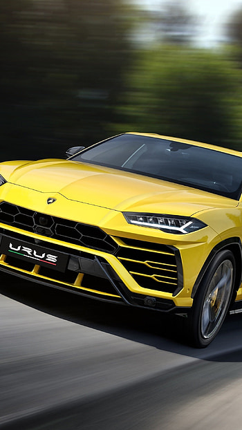 Lamborghini Urus, Yellow HD phone wallpaper