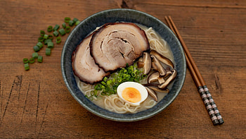 Miso soup with shiitake, Asian street food, Savory flavors, Authentic culinary experience HD wallpaper