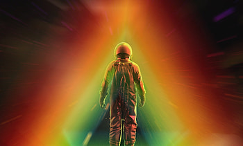 Fantasy, astronaut, digital art HD wallpaper