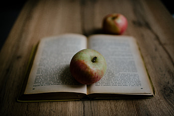 Apple, Miscellanea, Miscellaneous, Fruit, Book, Ripe HD wallpaper