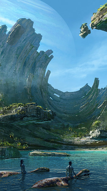 Avatar 2, Movie, Art, Island, Scenery, 10, 7, 6s, 6, Avatar Minimalist HD phone wallpaper