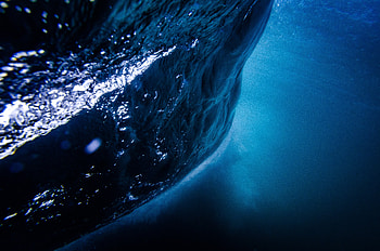 Blue Ocean Sea Underwater , ocean, underwater, sea, nature HD wallpaper