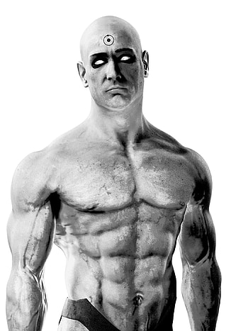 Dr. Manhattan, Watchmen fan art, Popular character, Iconic pose HD phone wallpaper