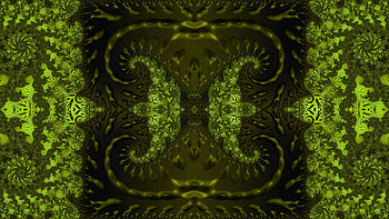 Trippy Psychedelic Fractal, trippy, psychedelic, aesthetic, green, Abstract, fractal, abstract green HD wallpaper