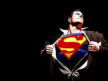 Superman, , Striking visuals, Iconic logo HD wallpaper