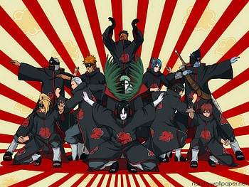 Akatsuki Group, kisame, tobi, hidan, konan, itachi, orochimaru, kakazu, sasori, deidara, pein HD wallpaper