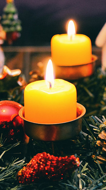 Candles Light, light, candles, orange HD phone wallpaper