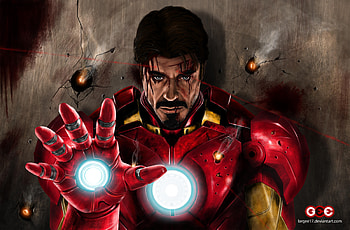 Iron Man Never Give Up, iron-man, superheroes, artwork, artist, deviantart HD wallpaper