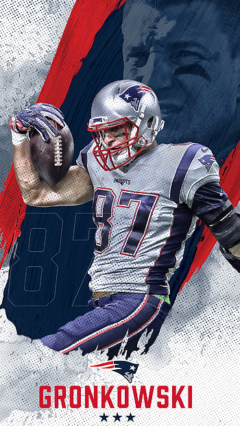 Rob Gronkowski, New England Patriots HD phone wallpaper