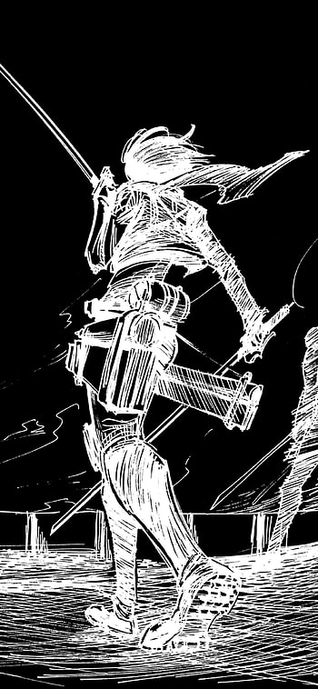 Attack on Titan Dynamic Sketch - Anime , Anime, Attack on Titan HD phone wallpaper