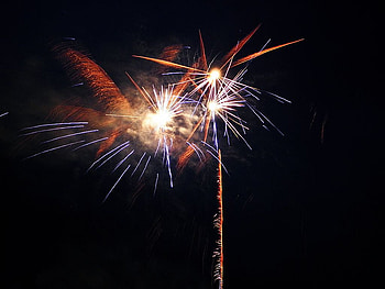 Fireworks, cool, colors HD wallpaper