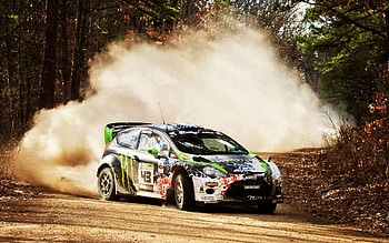 Drift, Sports, Stones, Rally, Dust, Dirt, 2012, Wrc, Ford Fiesta, Showdown HD wallpaper