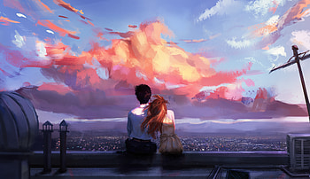 Asuka Langley Soryu Neon Genesis Evangelion , neon-genesis-evangelion, anime-girl, anime, artist, artwork, digital-art, pixiv HD wallpaper