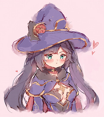 Mona, genshin, fanart HD phone wallpaper