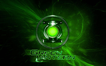 Green Lantern comics, Logo , Black background, resolution HD wallpaper