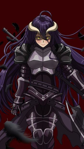 Albedo Armor: Dark Overlord Anime , Albedo (Overlord), Anime, Overlord HD phone wallpaper