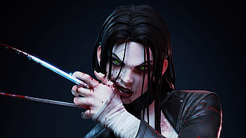 X23 Wolverine Fanart , x-23, wolverine, superheroes, artist, artwork, digital-art, artstation HD wallpaper
