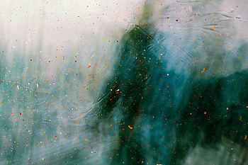 Abstract, Drops, Silhouette, Spray, Blur, Smooth, Paints HD wallpaper