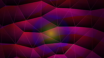 Purple-blue triangles, geometrical pattern, abstract HD wallpaper