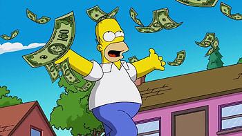 Homer Simpson aesthetic, Laptop HD wallpaper
