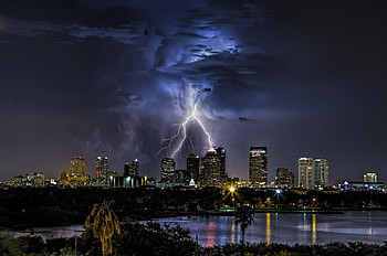 Tampa Skyline, Beautiful HD wallpaper