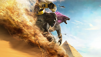 Godzilla X Kong The New Empire Chinese Poster, godzilla-x-kong-the-new-empire, movies, 2024-movies, kong, godzilla HD wallpaper
