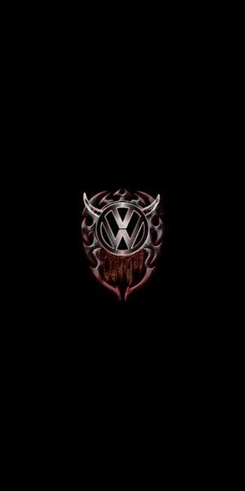 Vw demon, Volkswagen, devil, logo, horns, vehicle HD phone wallpaper