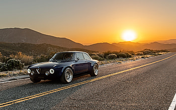 Totem Automobili GT Electric, , highway, 2021 cars, sunset, electric cars, Totem Automobili HD wallpaper