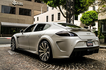 Trees, Porsche, Cars, Street, Panamera, Mansory, Turbo, Mansori HD wallpaper