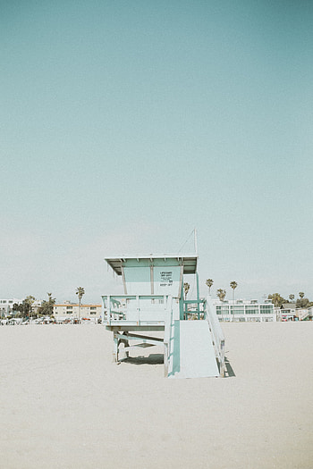 Beach, Sand, Building, Coast, Miscellanea, Miscellaneous, Booth HD phone wallpaper