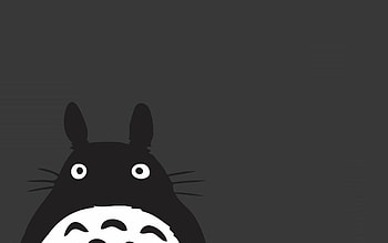 Monochrome, My Neighbor Totoro HD wallpaper