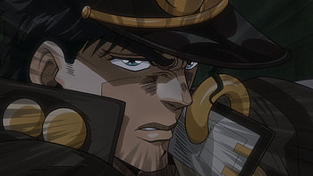 Anime screenshot, Stardust Crusaders, Jotaro Kujo, Digital art HD wallpaper
