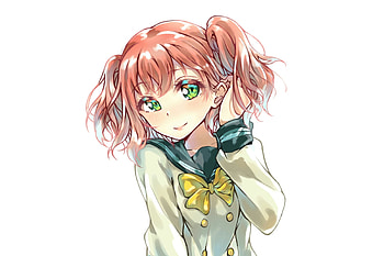 Shy, Love Live!, Ruby Kurosawa, anime girl HD wallpaper