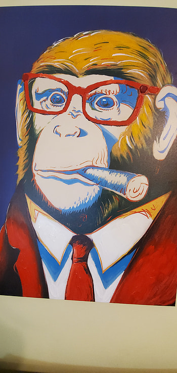 Monke, nose, art HD phone wallpaper