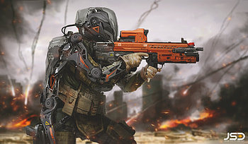 Future Soldier , soldier, warrior, artist, artwork, digital-art HD wallpaper