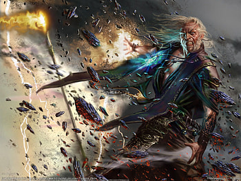 Art, Men, , Duel Of The Warlocks HD wallpaper