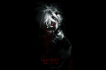 Ken Kaneki, Dark, Anime, Tokyo Ghoul HD wallpaper